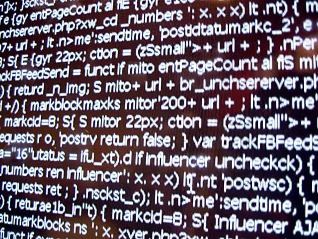 Aurelia and JavaScript code on a screen