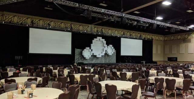 Picture of Codemash 2018 with everything taken down