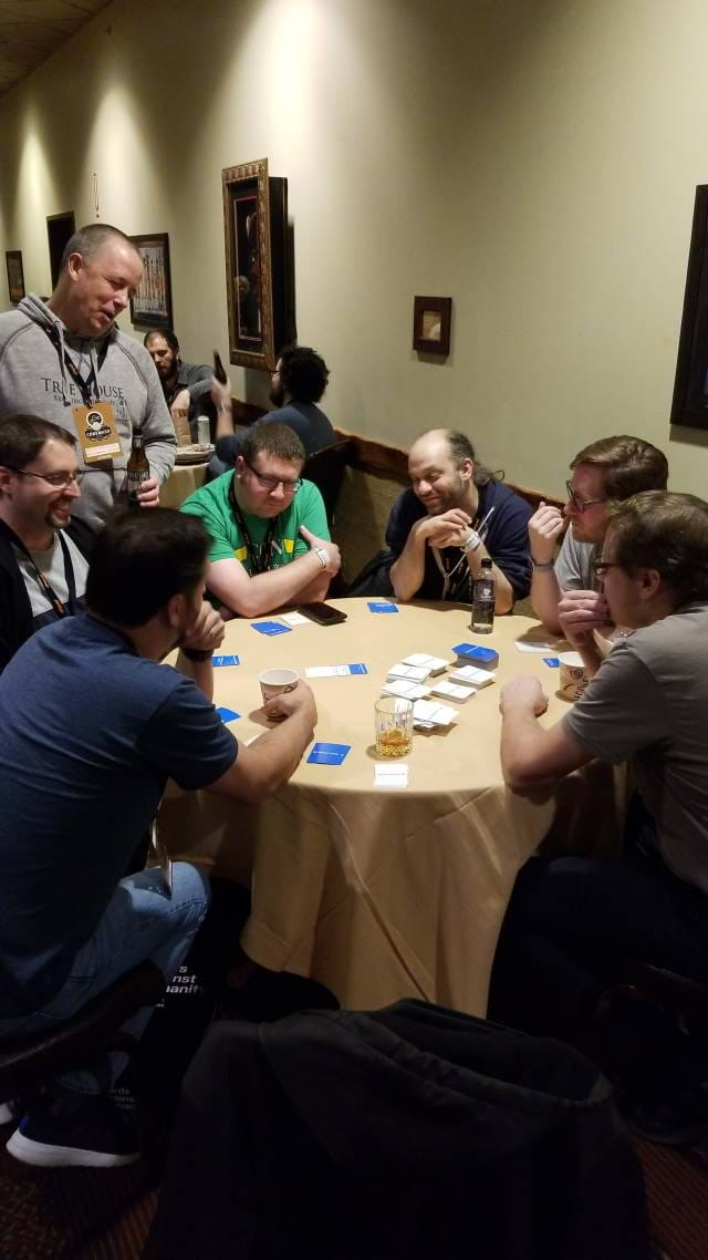 Playing Disrupt Cards with some friends