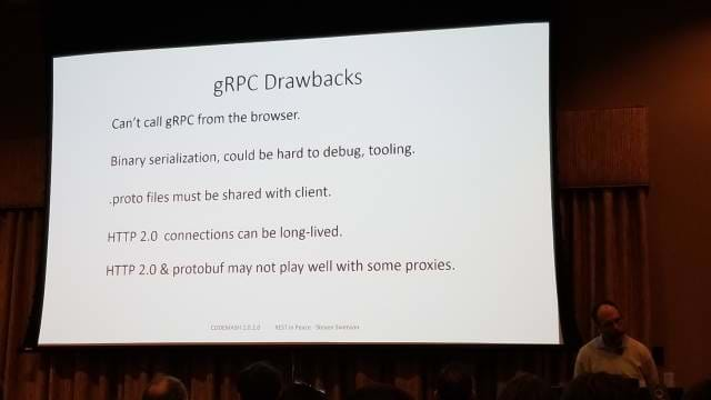 Drawbacks to gRPC