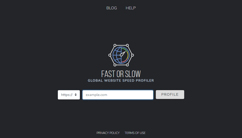 Fast or Slow Screenshot