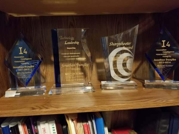 Humbled by Four awards I received from a company