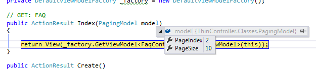 Paging Model with QueryString Values