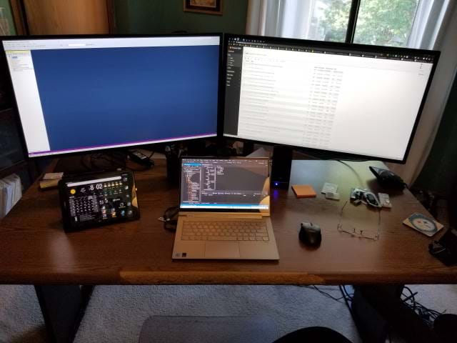 Picture of my workspace after my revamp