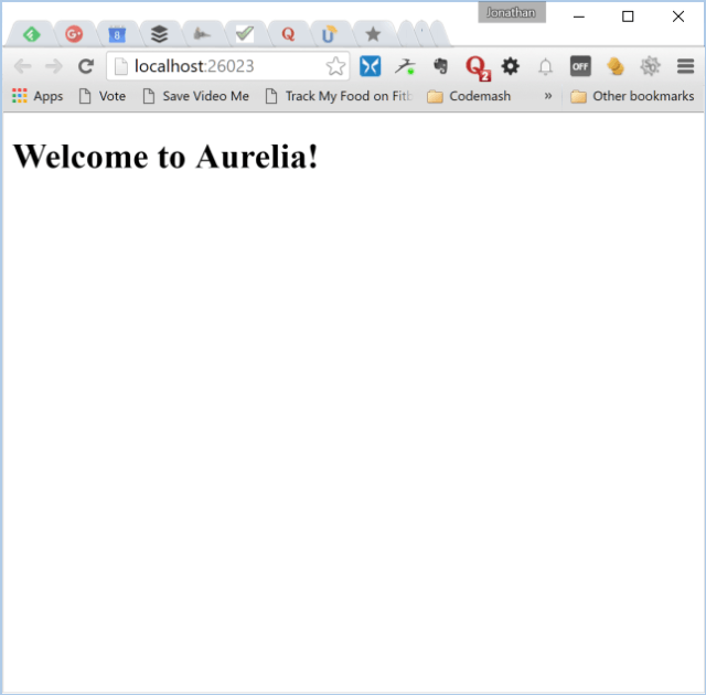 Simple Aurelia Application