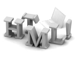 HTML Abbreviation in front of a laptop