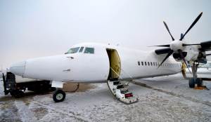 Airplane ready for boarding