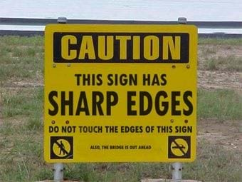 funny sign