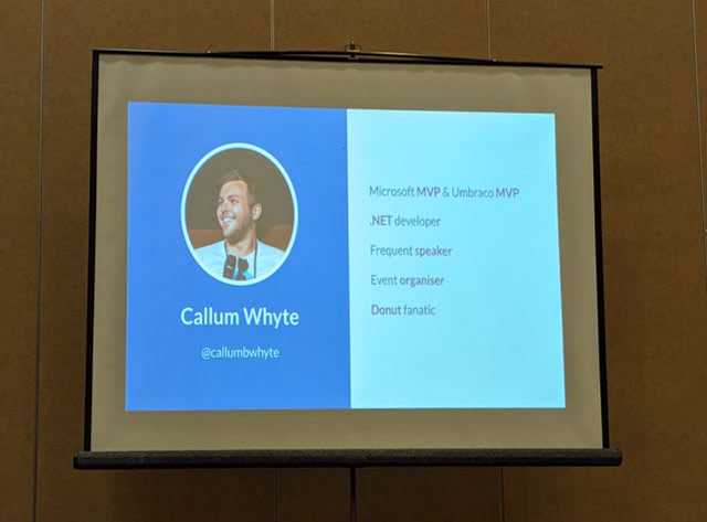 Screenshot of Callum Whyte's session