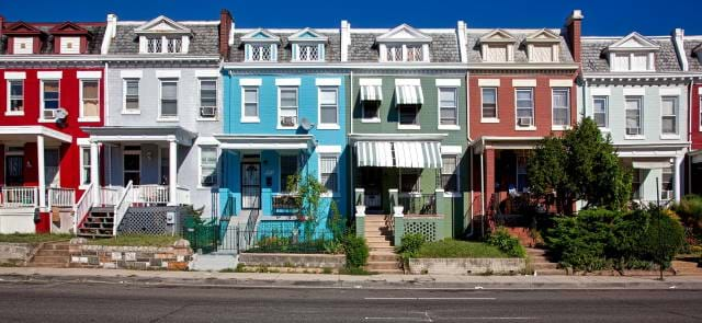 Duplicate houses all in a row