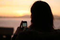 Girl with Smartphone