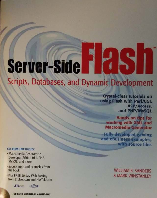 Server-side Flash Book Cover