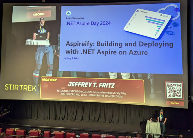 Jeffrey T. Fritz with his session on Aspireify