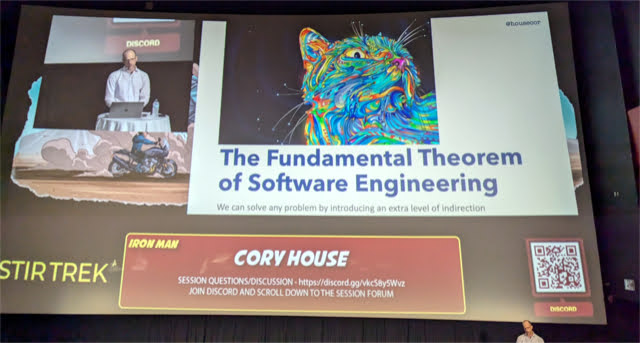 Cory House with his session on Immutable Laws and how to Code Accordingly