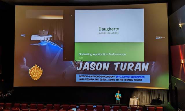 Screenshot of Jason Turan's presentation