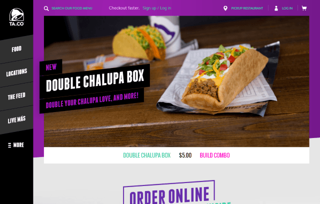 TacoBell.com Screenshot